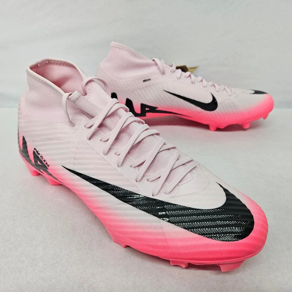 Nike Zoom Superfly 9 Academy FG/MG Soccer Cleat DJ5625-601 Pink‎ Men's Size 10.5